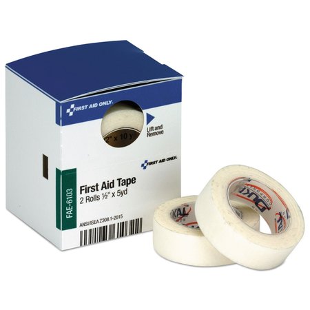 FIRST AID ONLY Refill for SmartCompliance Cabinet, First Aid Tape, 1/2"x5yd, PK2 FAE-6103